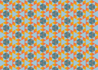 Altıgen desenli modern renkli arkaplan