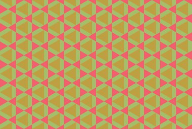 Altıgen desenli modern renkli arkaplan