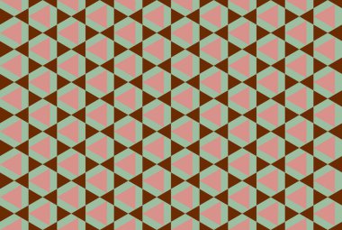 Altıgen desenli modern renkli arkaplan