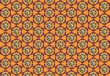 Geometrik elementlerle kusursuz soyut arkaplan