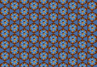 Tekrarlanan şekillerle soyut yaratıcı arkaplan