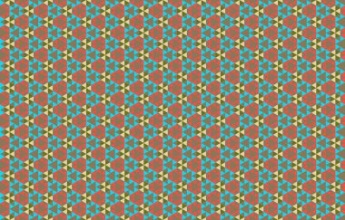 Tekrarlanan şekillerle soyut yaratıcı arkaplan