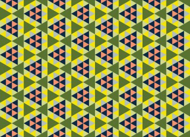 Altıgen desenli modern renkli arkaplan