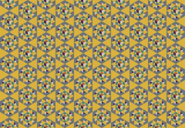 Geometrik elementlerle kusursuz soyut arkaplan