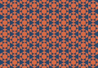 Tekrarlanan şekillerle soyut yaratıcı arkaplan