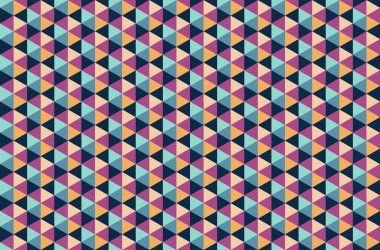 Altıgen desenli modern renkli arkaplan