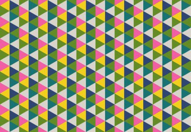 Altıgen desenli modern renkli arkaplan