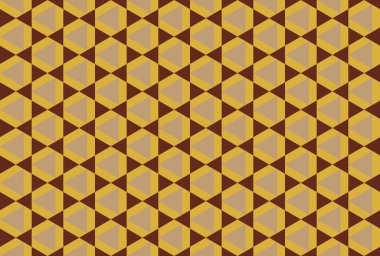 Altıgen desenli modern renkli arkaplan