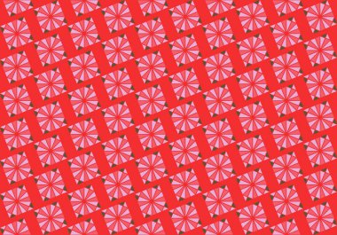 Tekrarlanan şekillerle soyut yaratıcı arkaplan