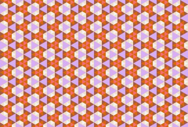 Altıgen desenli modern renkli arkaplan