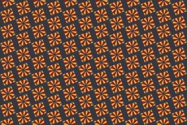 Tekrarlanan şekillerle soyut yaratıcı arkaplan