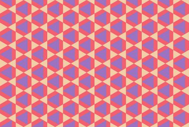 Altıgen desenli modern renkli arkaplan