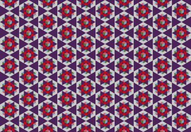 Tekrarlanan şekillerle soyut yaratıcı arkaplan