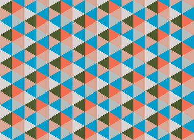 Altıgen desenli modern renkli arkaplan