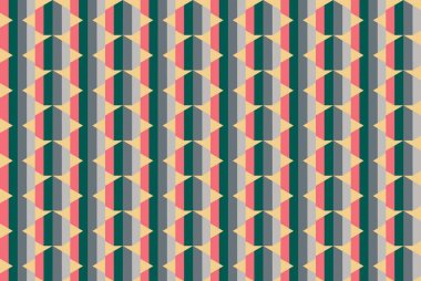 Altıgen desenli modern renkli arkaplan