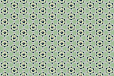 Altıgen desenli modern renkli arkaplan