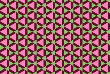 Tekrarlanan şekillerle soyut yaratıcı arkaplan