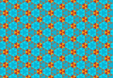 Tekrarlanan şekillerle soyut yaratıcı arkaplan