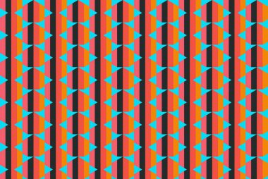 Altıgen desenli modern renkli arkaplan