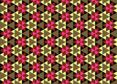 Altıgen desenli modern renkli arkaplan