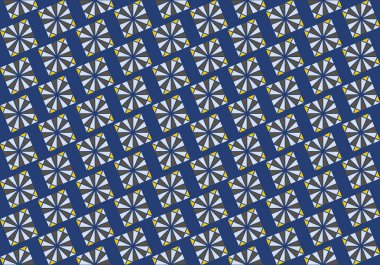 Tekrarlanan şekillerle soyut yaratıcı arkaplan