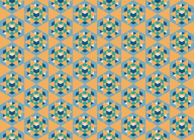 Tekrarlanan şekillerle soyut yaratıcı arkaplan