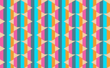 Tekrarlanan şekillerle soyut yaratıcı arkaplan