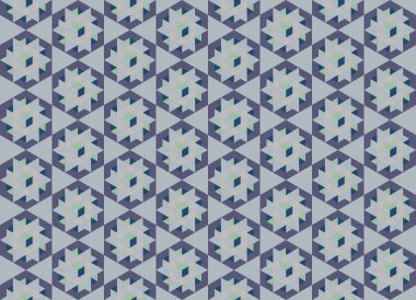 Tekrarlanan şekillerle soyut yaratıcı arkaplan