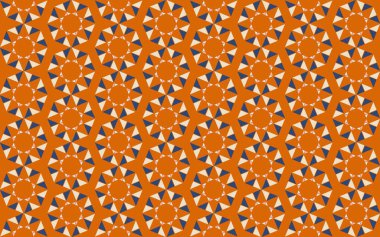 Tekrarlanan şekillerle soyut yaratıcı arkaplan