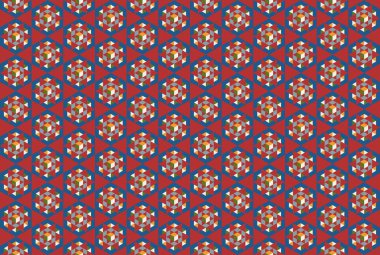 Geometrik elementlerle kusursuz soyut arkaplan