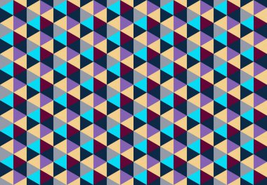 Altıgen desenli modern renkli arkaplan