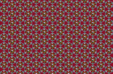 Tekrarlanan şekillerle soyut yaratıcı arkaplan