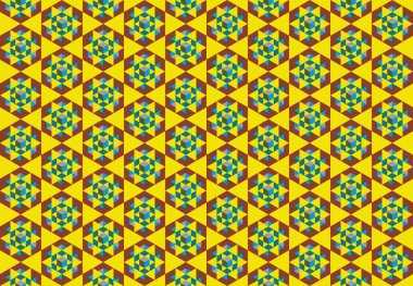 Tekrarlanan şekillerle soyut yaratıcı arkaplan