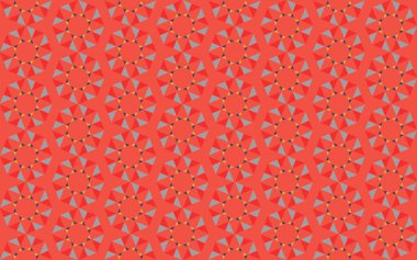 Tekrarlanan şekillerle soyut yaratıcı arkaplan