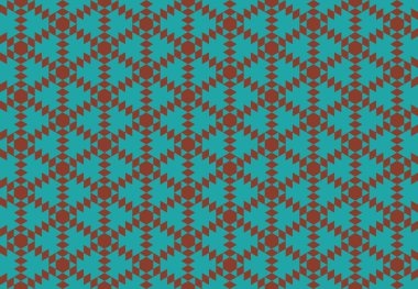 Tekrarlanan şekillerle soyut yaratıcı arkaplan