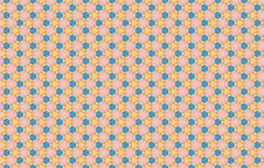 Altıgen desenli modern renkli arkaplan