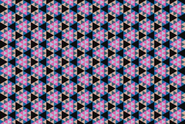 Tekrarlanan şekillerle soyut yaratıcı arkaplan