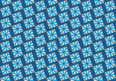 Tekrarlanan şekillerle soyut yaratıcı arkaplan