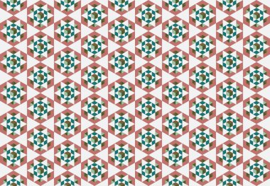 Geometrik elementlerle kusursuz soyut arkaplan