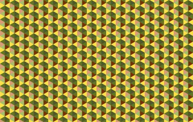 Altıgen desenli modern renkli arkaplan