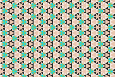 Altıgen desenli modern renkli arkaplan