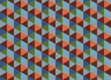 Altıgen desenli modern renkli arkaplan