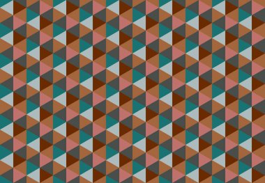 Altıgen desenli modern renkli arkaplan