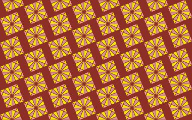 Geometrik elementlerle kusursuz soyut arkaplan