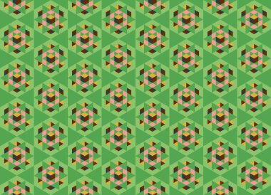 Geometrik elementlerle kusursuz soyut arkaplan