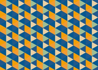 Altıgen desenli modern renkli arkaplan