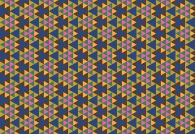 Altıgen desenli modern renkli arkaplan