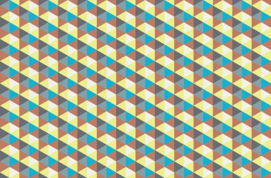 Altıgen desenli modern renkli arkaplan