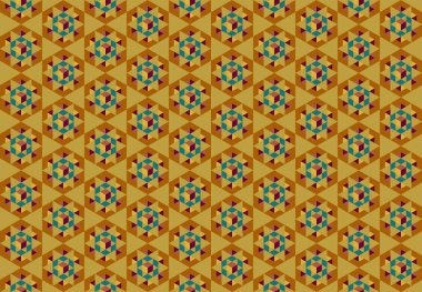 Tekrarlanan şekillerle soyut yaratıcı arkaplan