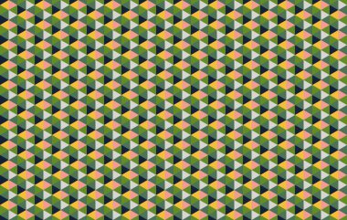 Altıgen desenli modern renkli arkaplan